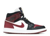 AIR JORDAN 1 MID SE "BLACK DARK BEETROOT"