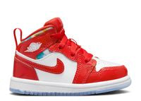 JORDAN 1 MID SE (TD) "BARCELONA SWEATER RED PATENT"
