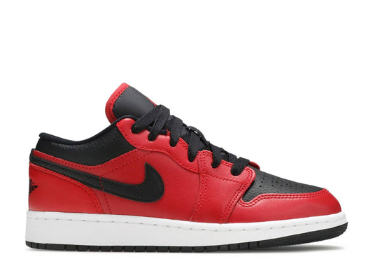 AIR JORDAN 1 LOW (GS) "REVERSE BRED PEBBLEDSWOOSH"