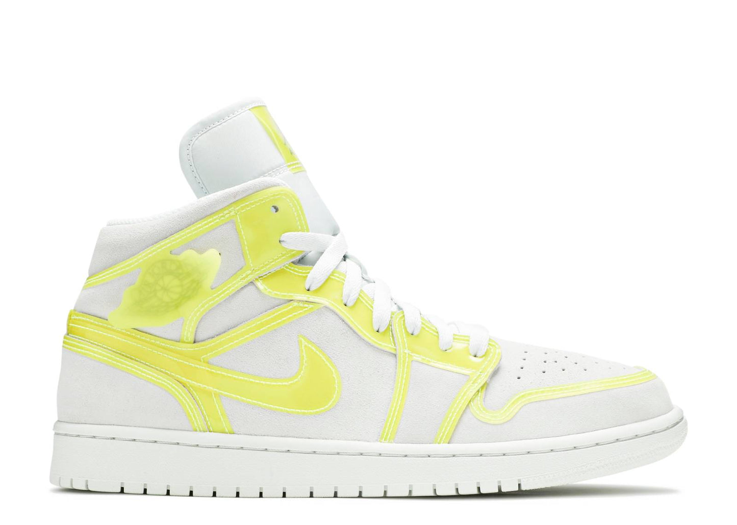 WMNS AIR JORDAN 1 MID LX "OPTI YELLOW"